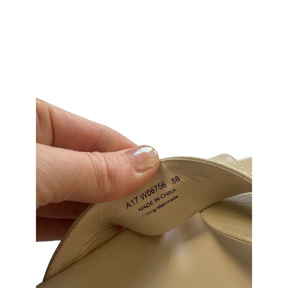 Cole Haan Briella Grand OS Cream Leather Wedge Sandals Size 8 - Picture 7 of 8